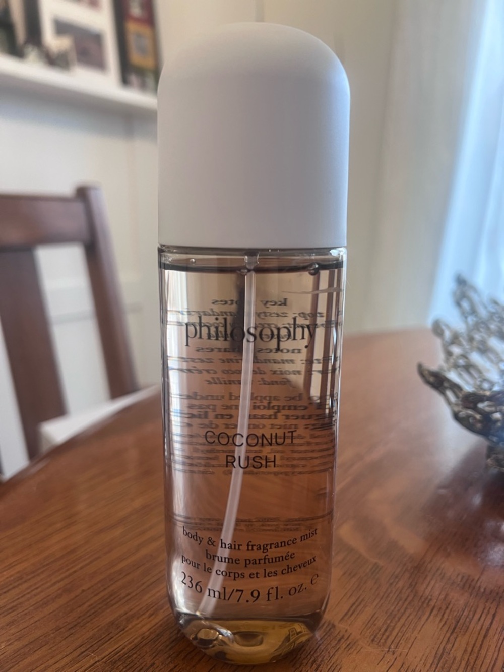 Philosophy Coconut Rush Body & Hair Mist - Clear Bottle